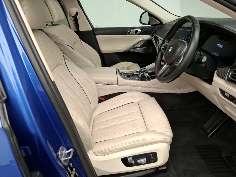 BMW X6 Xdrive M50d Blue #6