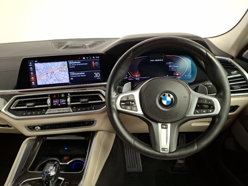 BMW X6 Xdrive M50d Blue #5