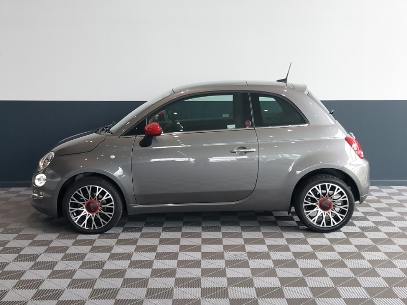 Fiat 500 1.0 Mild Hybrid Red Grey #4