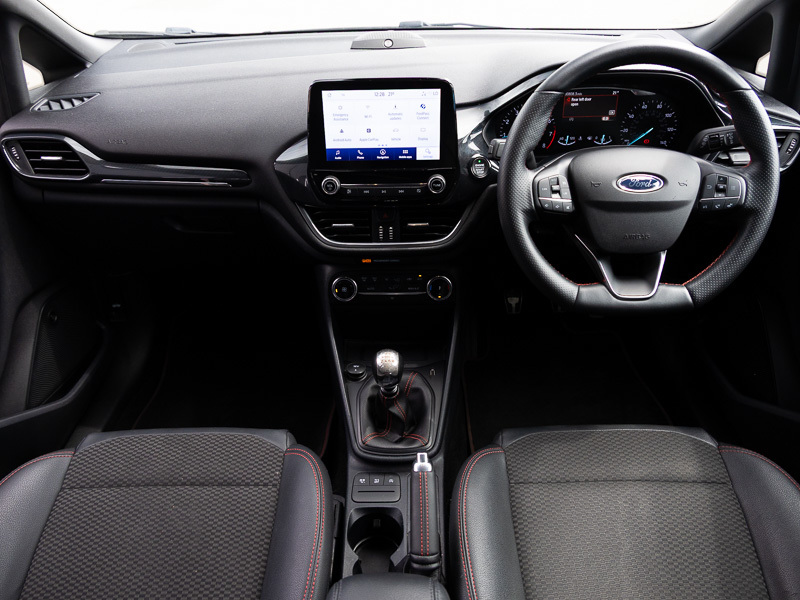 Ford Fiesta 1.0 Ecoboost Hybrid Mhev 125 St-line X Edition MF71ZVZ White #3