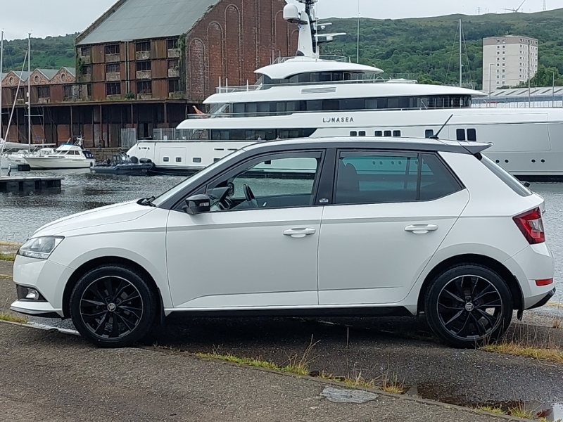 Skoda Fabia 1.0 Tsi Monte Carlo White #4