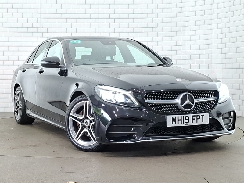 Mercedes-Benz C Class C220d Amg Line Premium 9G-tronic Black