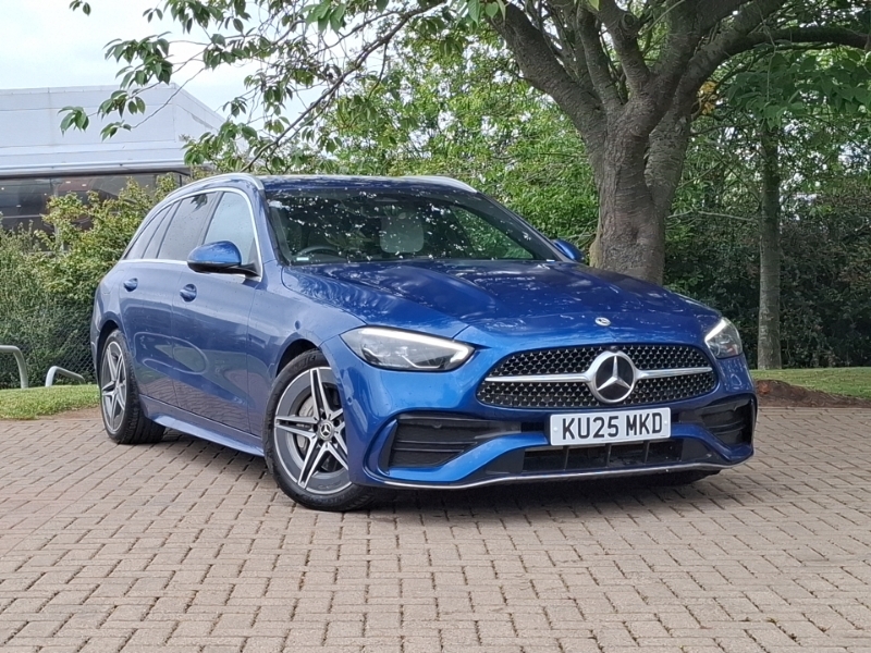 Mercedes-Benz C Class C200 Amg Line 9G-tronic Blue