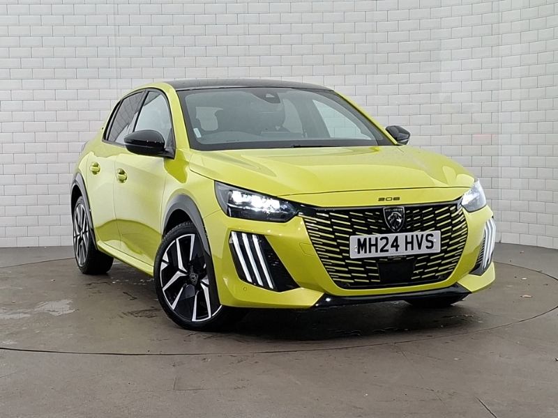 Peugeot 208 1.2 Hybrid 100 Gt E-dsc6 Yellow