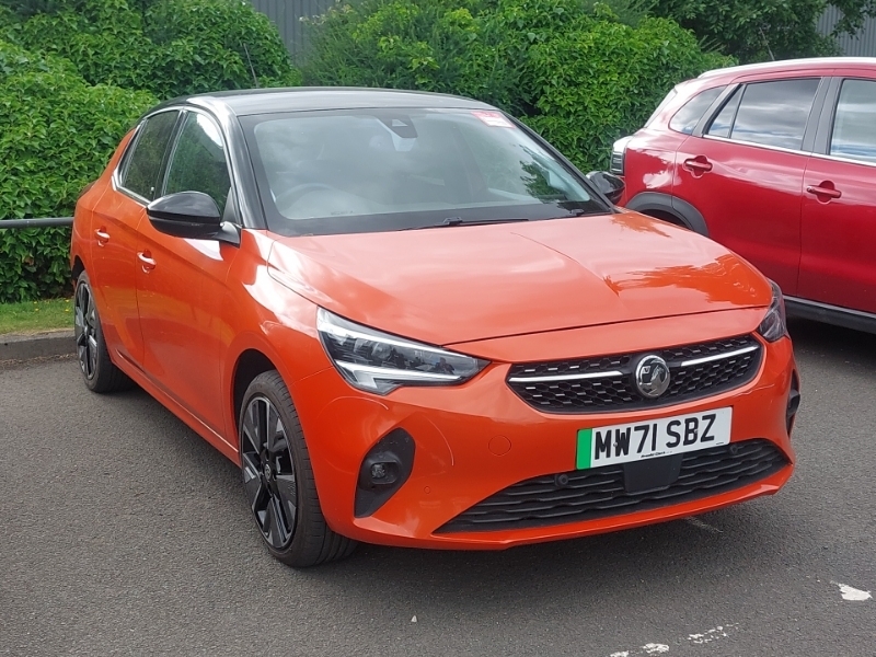 Vauxhall Corsa-e 100Kw Elite Nav Premium 50Kwh 11Kwch Orange
