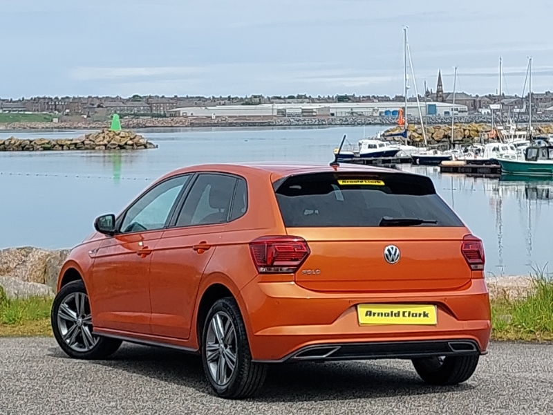 Volkswagen Polo 1.0 Tsi 115 R-line Orange #2