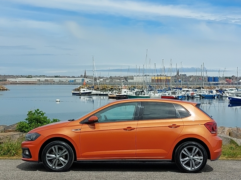 Volkswagen Polo 1.0 Tsi 115 R-line Orange #4