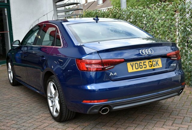 Audi A4 2015 2.0Tfsi S-line Saloon S-tronic 187 Bhp Blue #4