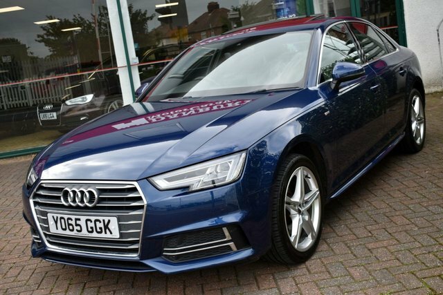 Audi A4 2015 2.0Tfsi S-line Saloon S-tronic 187 Bhp Blue #3