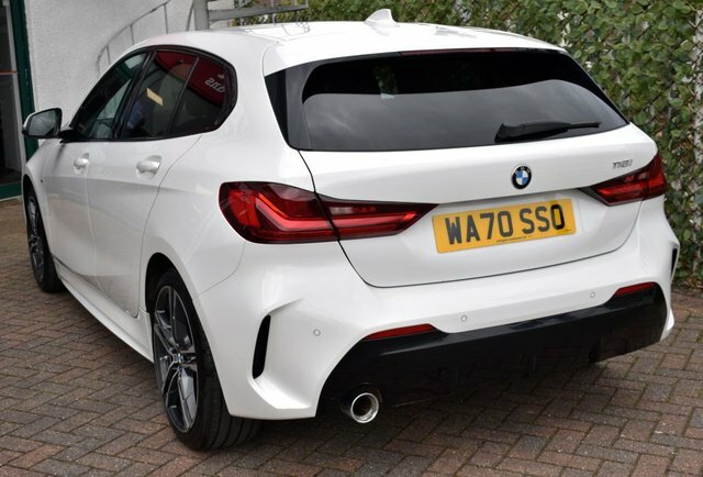 BMW 1 Series 2020 118I M-sport 7-Speed Dct 138 Bhp White #4