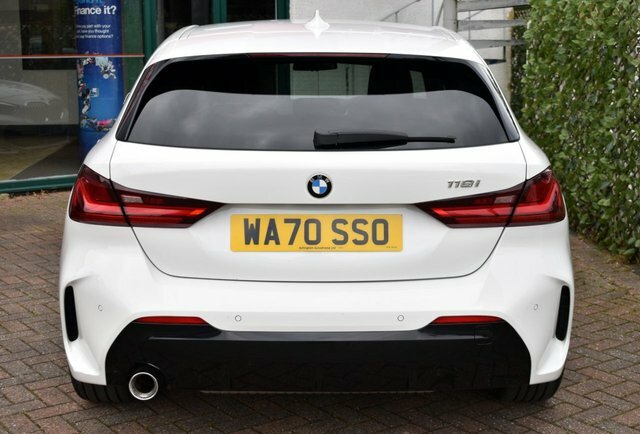 BMW 1 Series 2020 118I M-sport 7-Speed Dct 138 Bhp White #5