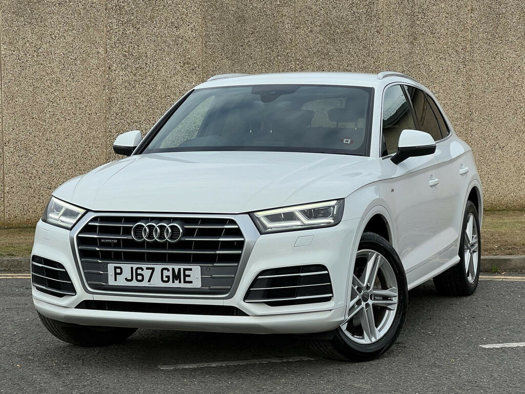 Audi Q5 2.0 Tdi S Line S Tronic Quattro Euro 6 Ss White #2