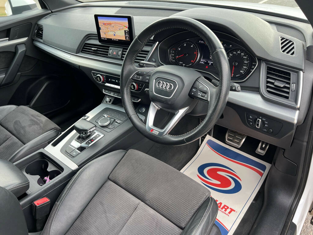 Audi Q5 2.0 Tdi S Line S Tronic Quattro Euro 6 Ss White #3