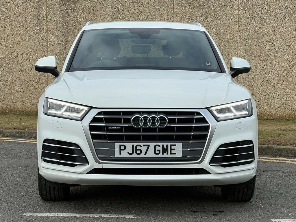 Audi Q5 2.0 Tdi S Line S Tronic Quattro Euro 6 Ss White #4