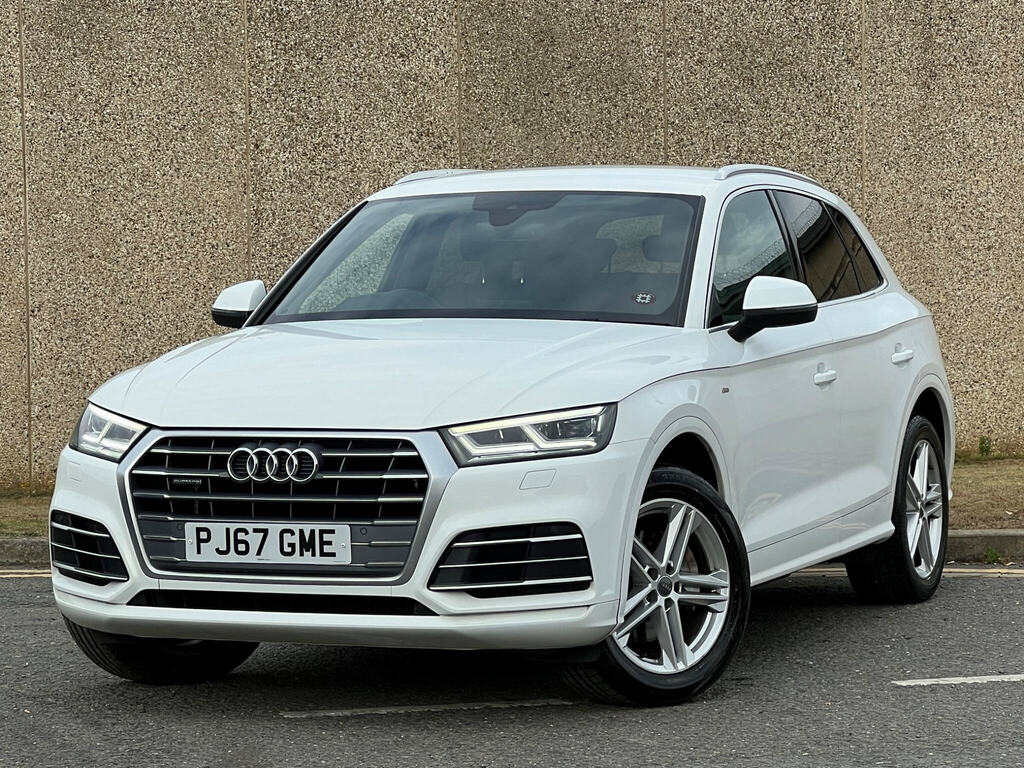 Audi Q5 2.0 Tdi S Line S Tronic Quattro Euro 6 Ss White #6