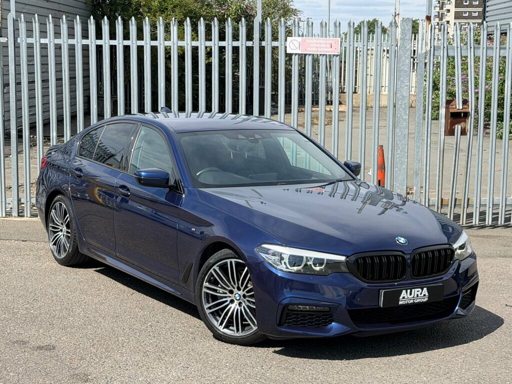 BMW 5 Series 2.0 520D M Sport Euro 6 Ss Blue #3