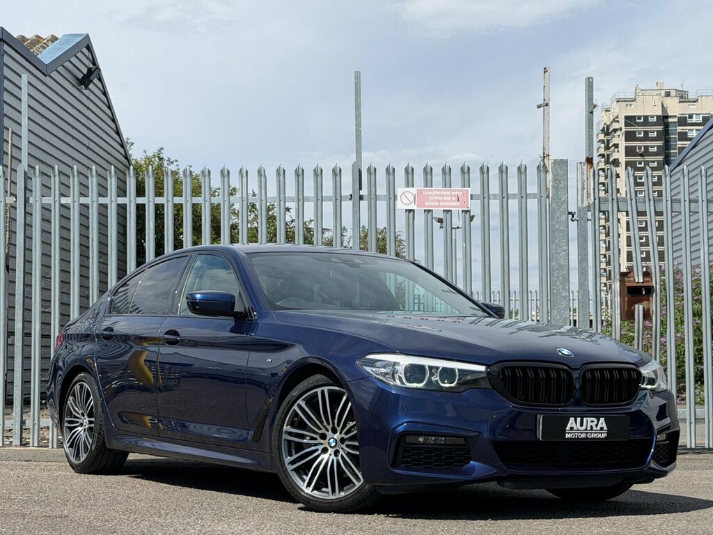 BMW 5 Series 2.0 520D M Sport Euro 6 Ss Blue #2