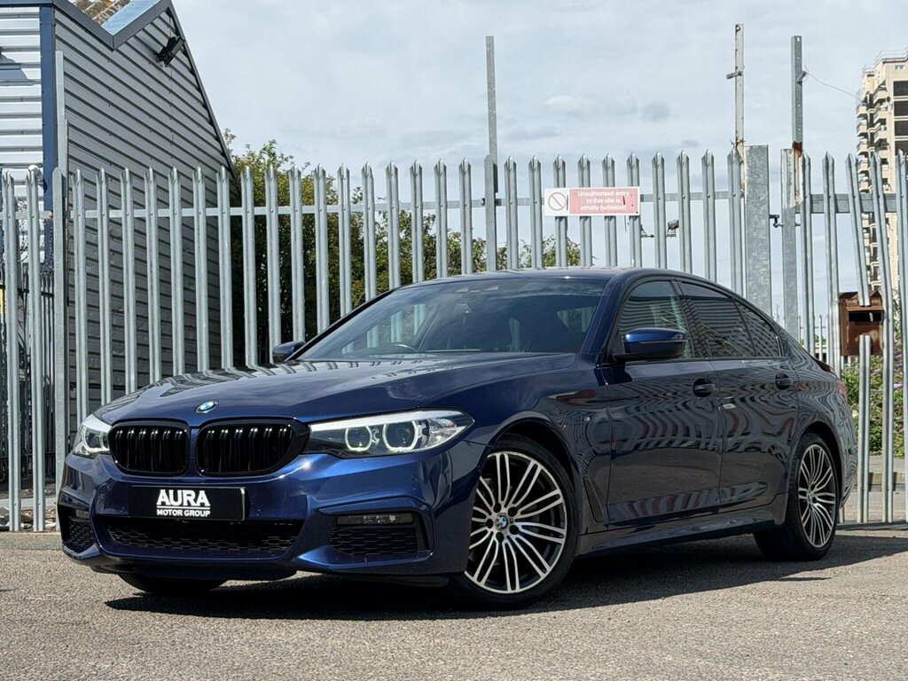 BMW 5 Series 2.0 520D M Sport Euro 6 Ss Blue #5