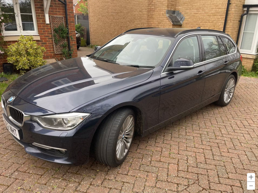 BMW 3 Series Petrol YG62NHT Blue #3