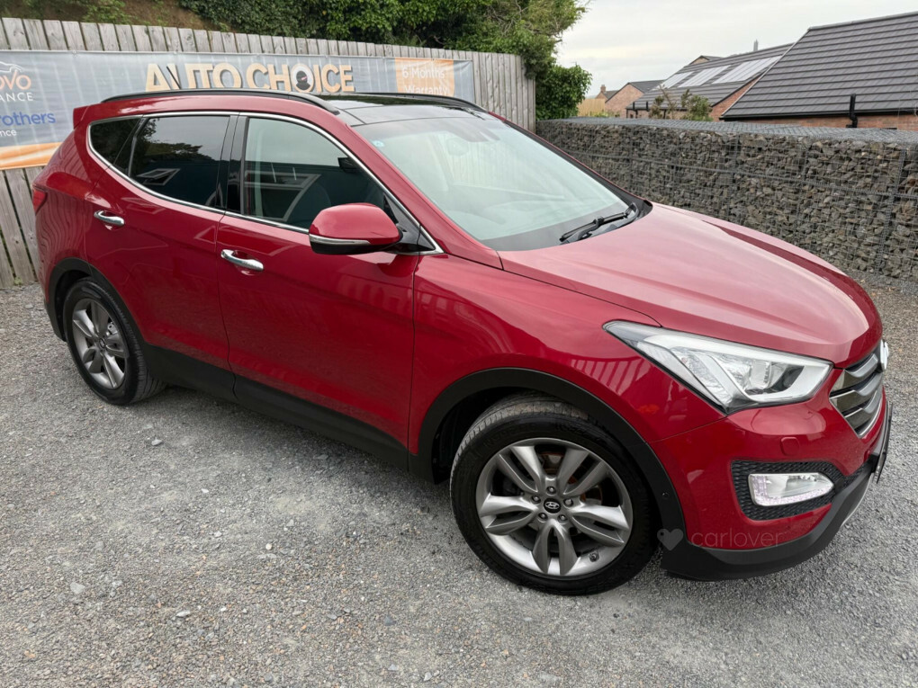 Hyundai Santa Fe 2.2 Crdi Premium Se 4Wd Euro 5 7 Seat Red #2