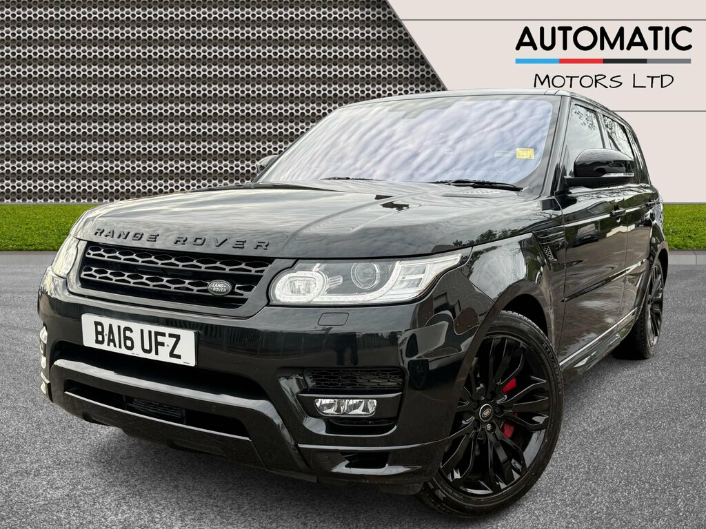 Land Rover Range Rover Sport 3.0 Sd V6 Dynamic Suv Aut BA16UFZ Black #4