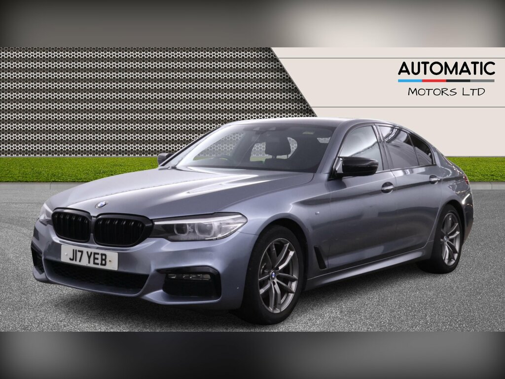 BMW 5 Series 2.0 520D M Sport Saloon Euro 6 S Blue #5