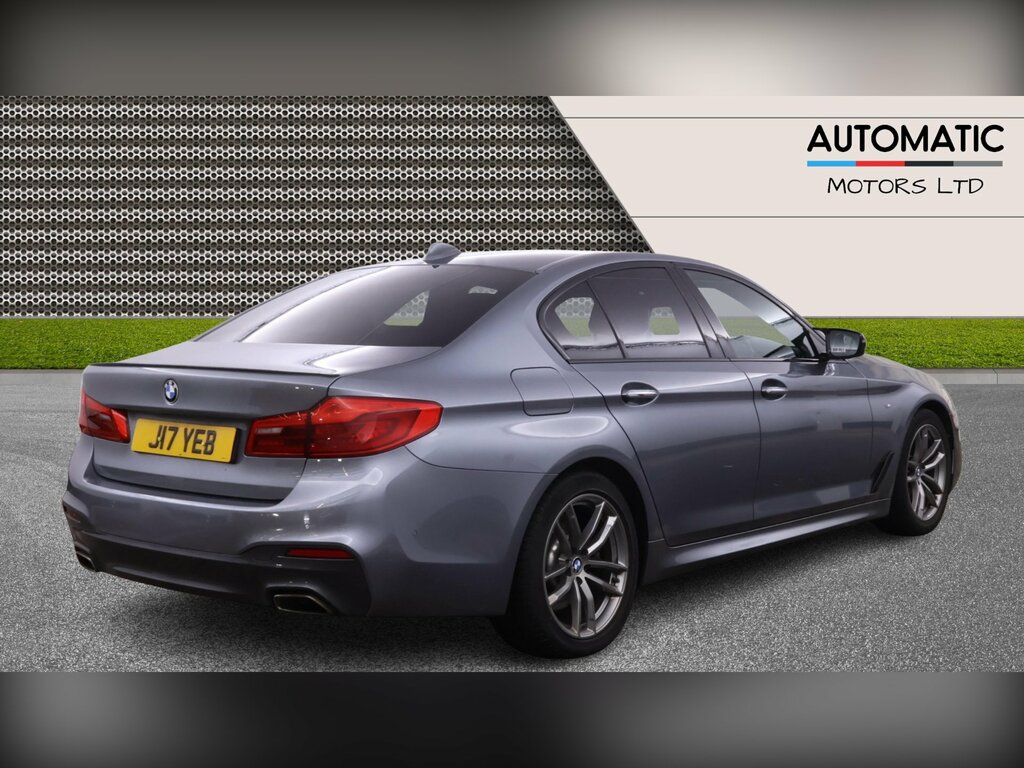 BMW 5 Series 2.0 520D M Sport Saloon Euro 6 S Blue #6