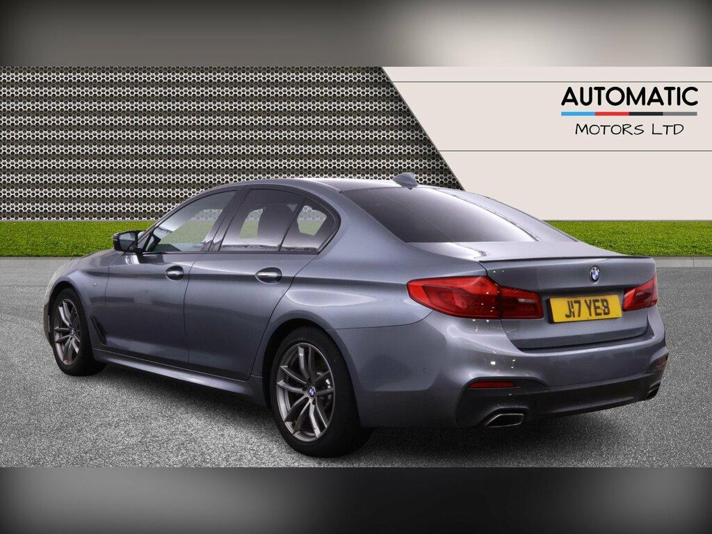 BMW 5 Series 2.0 520D M Sport Saloon Euro 6 S Blue #2