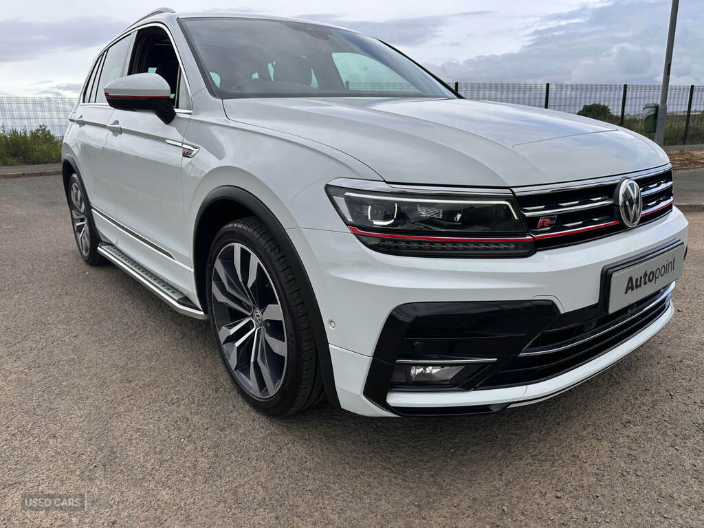 Volkswagen Tiguan 2.0 Tdi 150 R-line Dsg White #2
