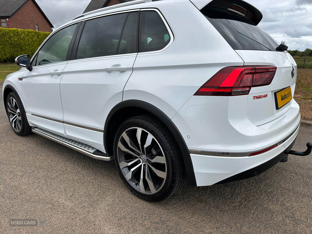 Volkswagen Tiguan 2.0 Tdi 150 R-line Dsg White #6