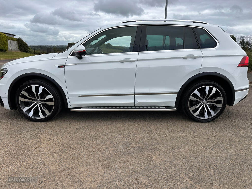 Volkswagen Tiguan 2.0 Tdi 150 R-line Dsg White #5