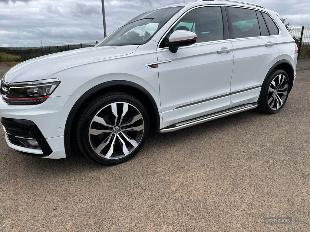 Volkswagen Tiguan 2.0 Tdi 150 R-line Dsg White #4