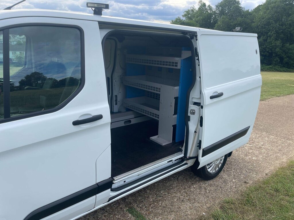Ford Transit Custom 300 Tdci 130 L2h1 Limited Ecoblue Lwb Low Roof Fwd White #13