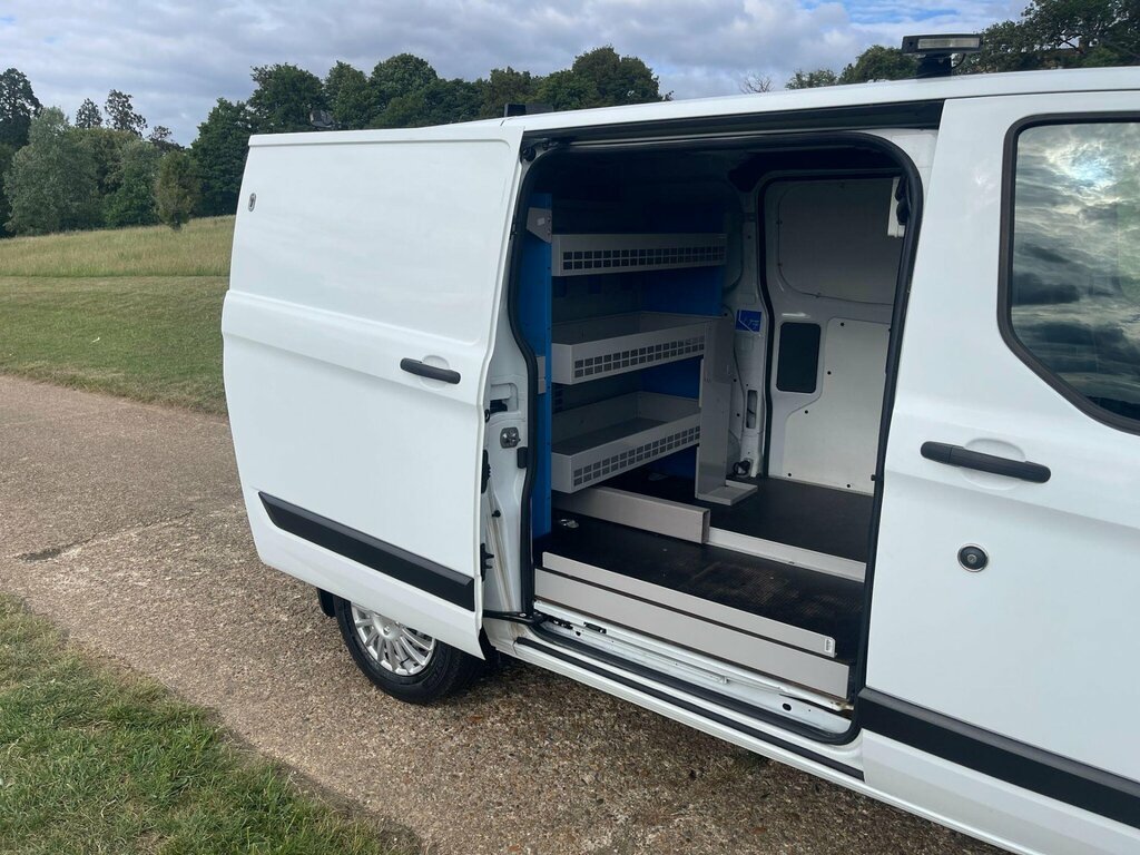 Ford Transit Custom 300 Tdci 130 L2h1 Limited Ecoblue Lwb Low Roof Fwd White #11