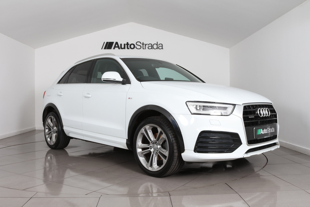 Audi Q3 2.0 Tdi S Line Plus KX66NKR White #3