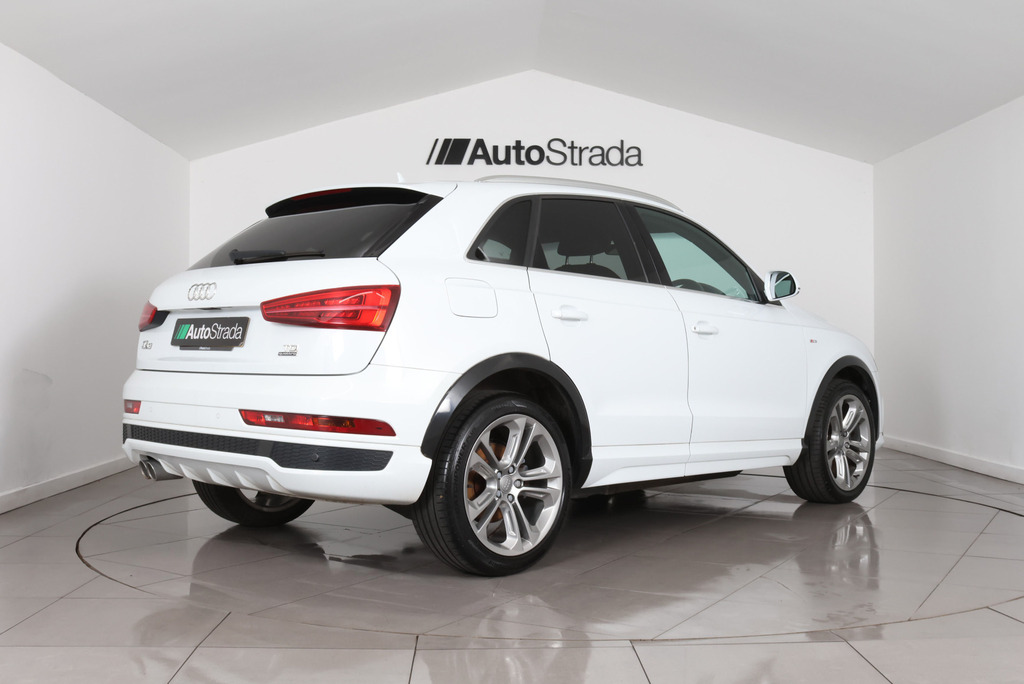 Audi Q3 2.0 Tdi S Line Plus KX66NKR White #5