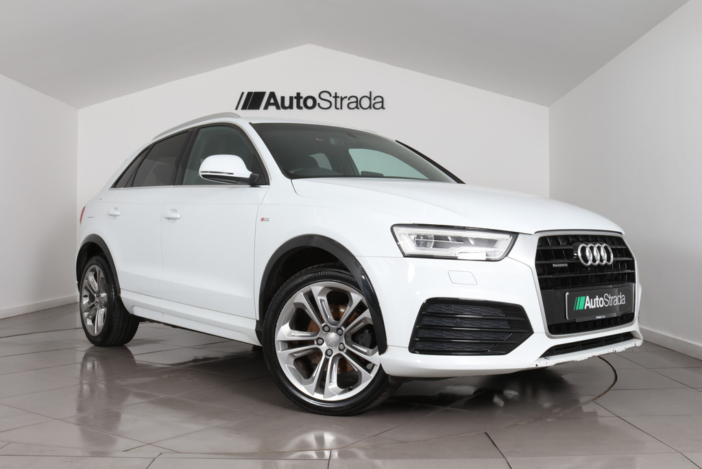 Audi Q3 2.0 Tdi S Line Plus KX66NKR White
