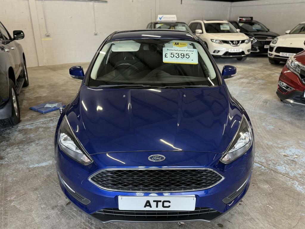 Ford Focus Hatchback 1.0 T Ecoboost Zetec 2015 XJZ3202 Blue #5