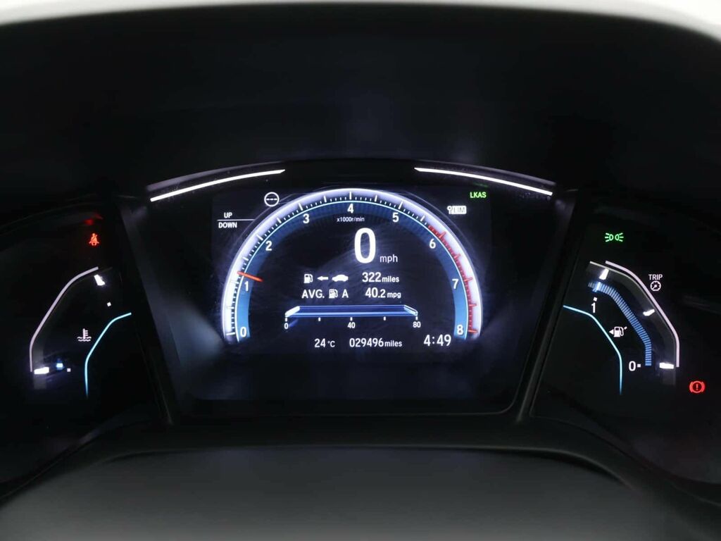 Honda Civic 1.0 Vtec Turbo Se Cvt Euro 6 Ss Grey #11