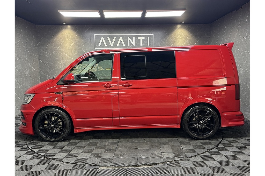 Volkswagen Transporter Tdi T32 Bluemotion Tech Highline U5296 Ulez Red #4