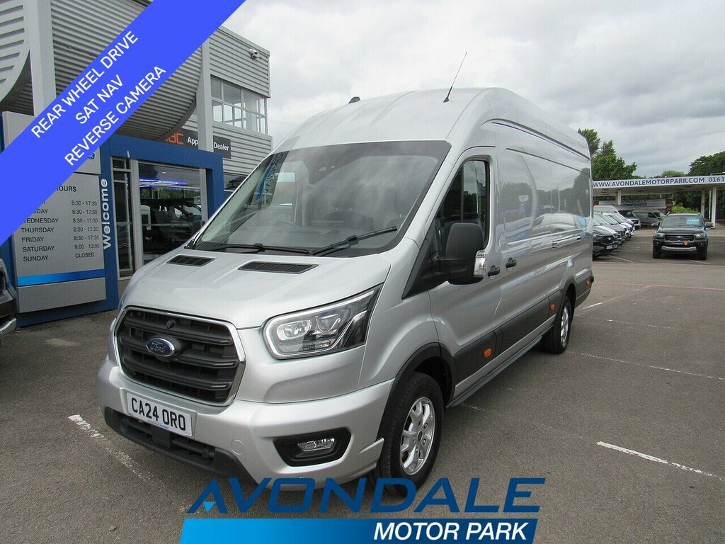 Ford Transit Custom 2.0 350 Ecoblue Leader Panel Van Silver