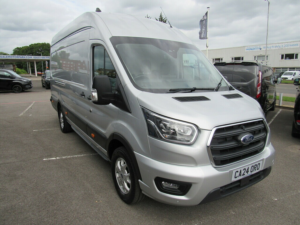 Ford Transit Custom 2.0 350 Ecoblue Leader Panel Van Silver #3