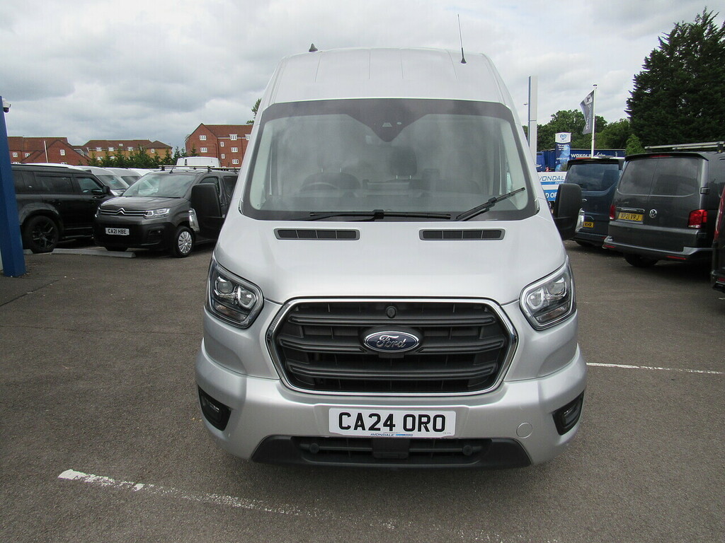 Ford Transit Custom 2.0 350 Ecoblue Leader Panel Van Silver #2