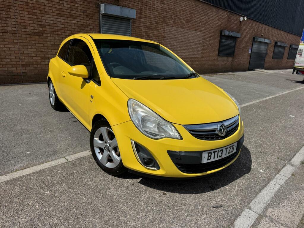 Vauxhall Corsa Sxi Yellow