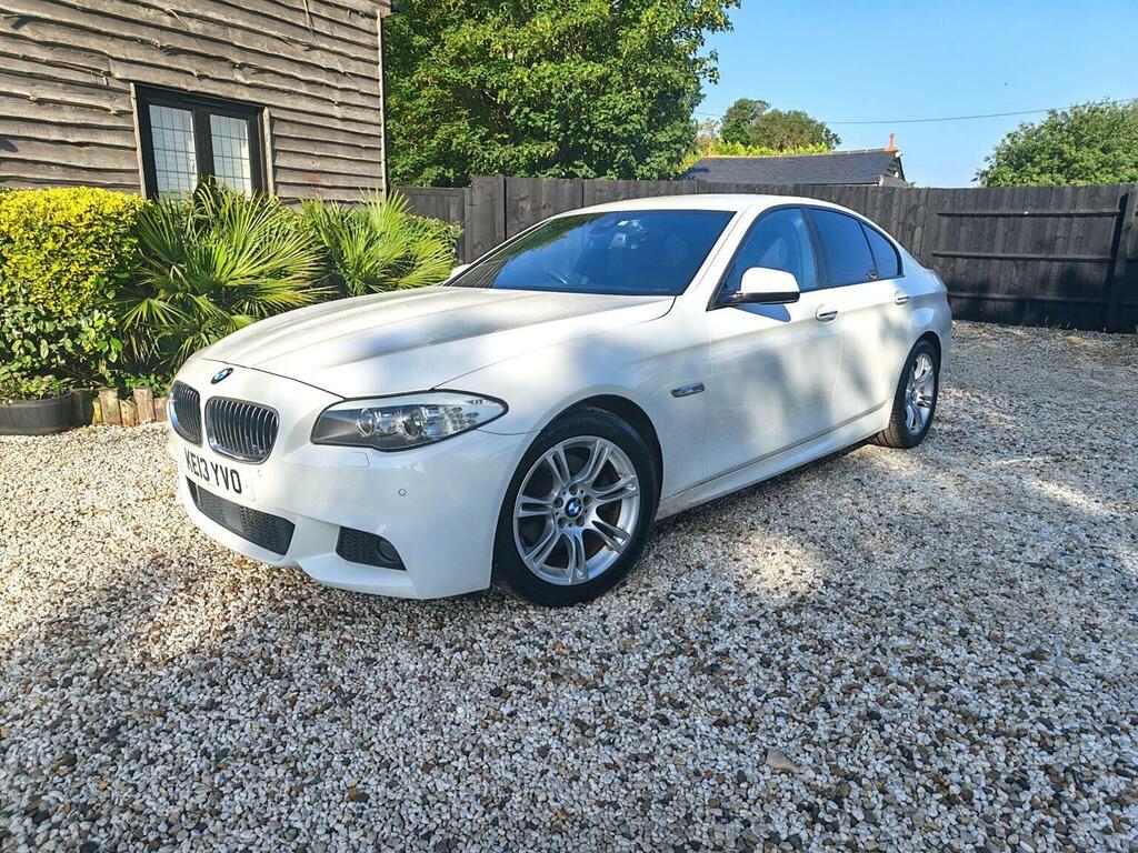 BMW 5 Series 2.0 520I M Sport Saloon Euro 6 S White #5