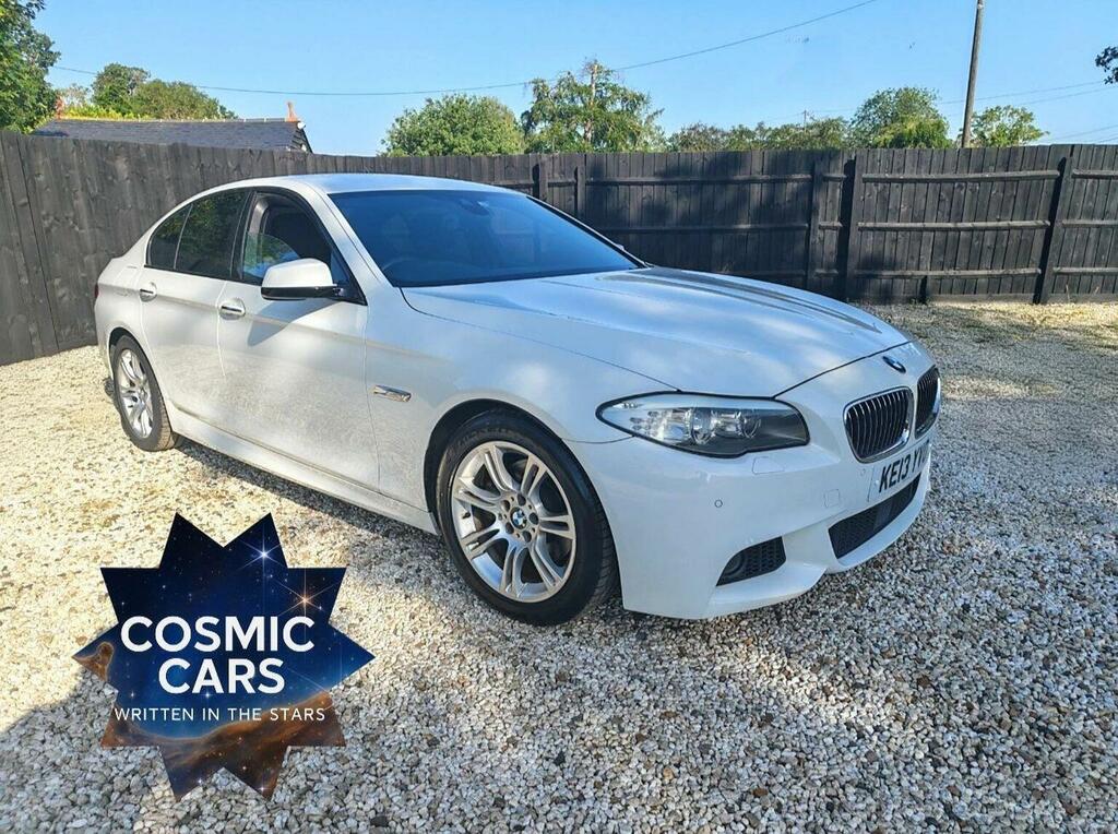 BMW 5 Series 2.0 520I M Sport Saloon Euro 6 S White #3