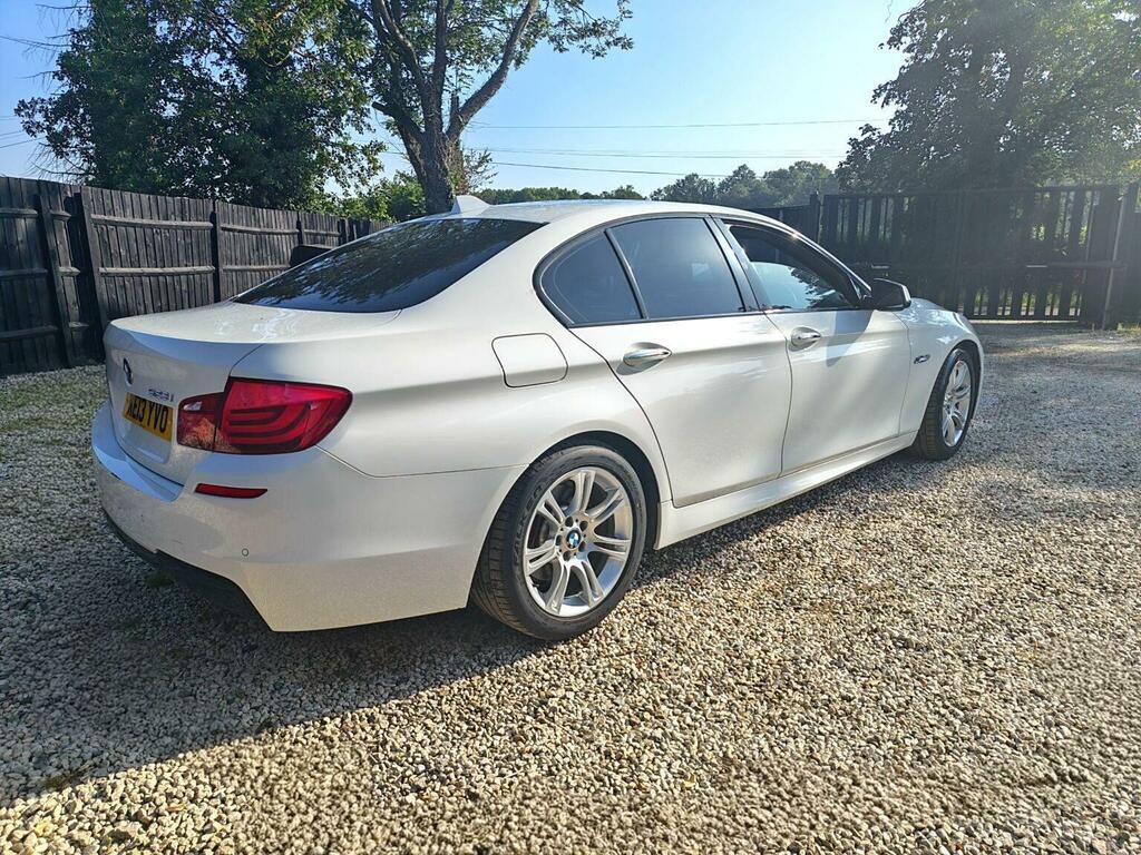 BMW 5 Series 2.0 520I M Sport Saloon Euro 6 S White #4