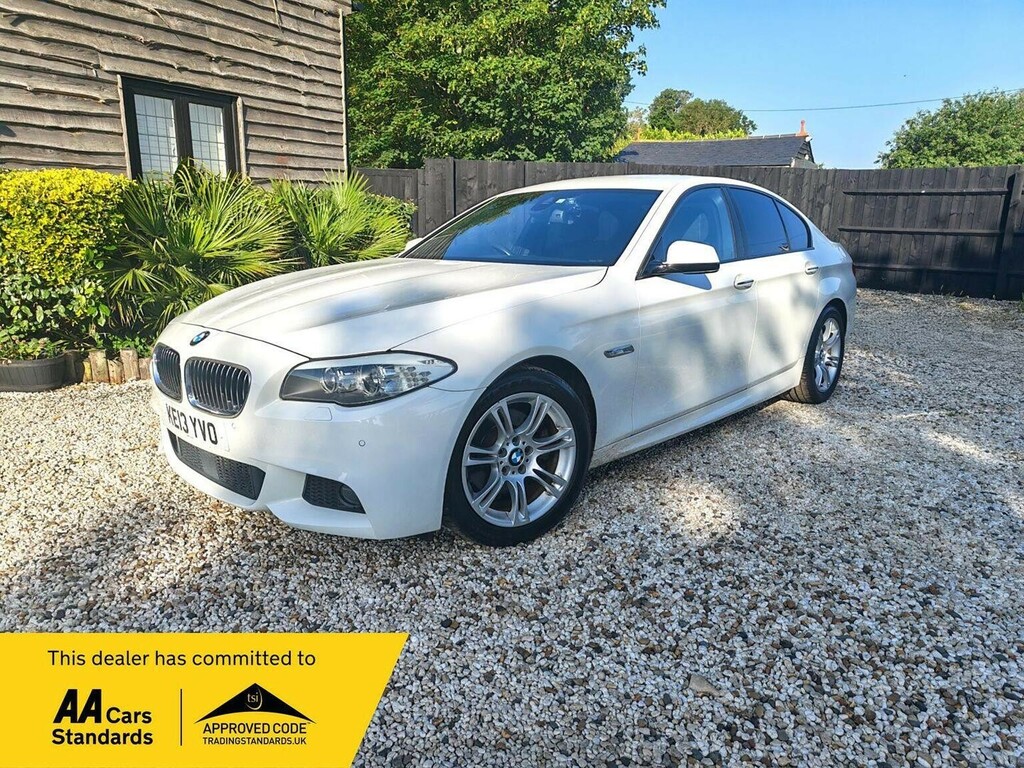 BMW 5 Series 2.0 520I M Sport Saloon Euro 6 S White