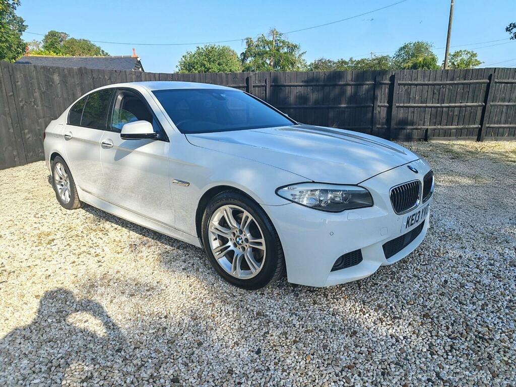 BMW 5 Series 2.0 520I M Sport Saloon Euro 6 S White #6