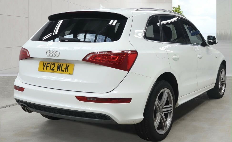 Audi Q5 2.0 Tdi S Line Plus White #3